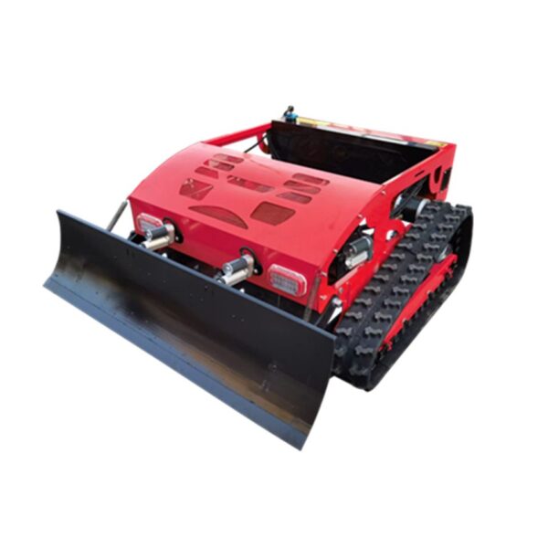 tracked-remote-lawn-mower-with-snow-blade